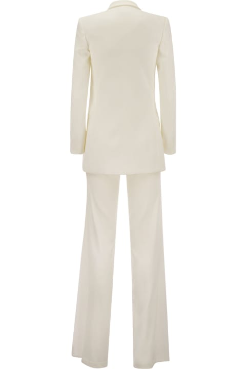 Suits for Women Elisabetta Franchi Elegant White Suit