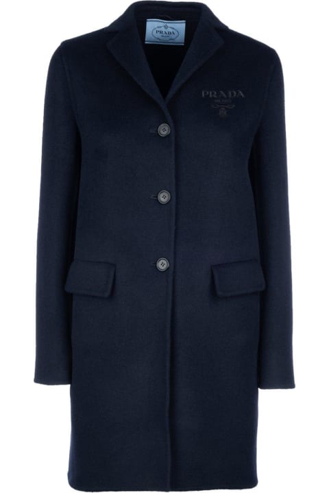ウィメンズ Pradaのコート＆ジャケット Prada Single Breasted Long Blazer