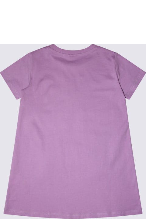 Fashion for Women Stella McCartney Purple And Green Cotton T-shirt