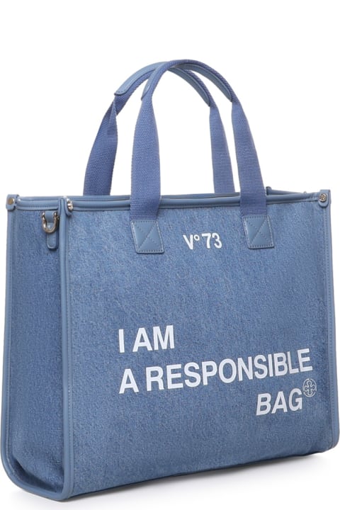 V73 Totes for Women V73 Responsibility Cotton Tote Bag