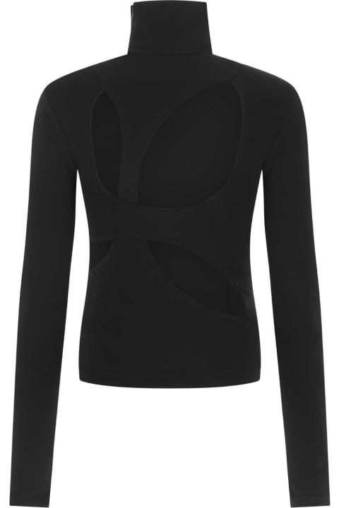 Givenchy for Women Givenchy Black Stretch Viscose Blend Top