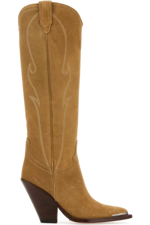 Sonora Boots for Women Sonora Camel Suede Rancho Boots