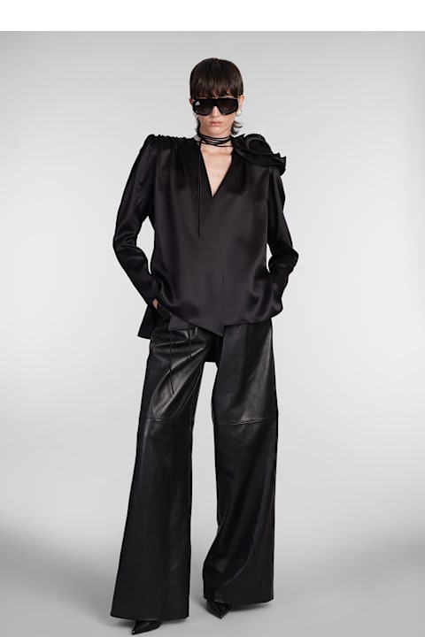 Magda Butrym for Women Magda Butrym Pants In Black Leather