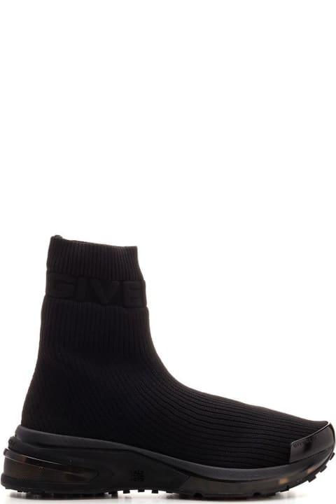 Givenchy Menのセール Givenchy Logo Embossed Sock-style Sneakers