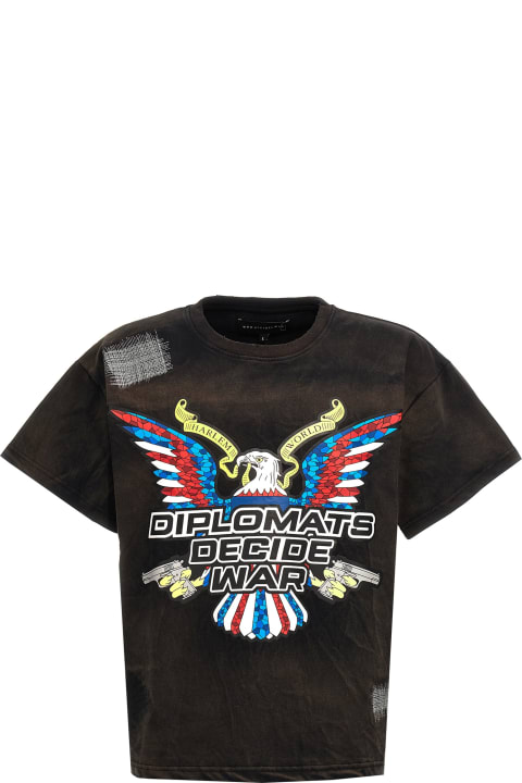 Who Decides War Topwear for Men Who Decides War 'diplomats Decide War' T-shirt