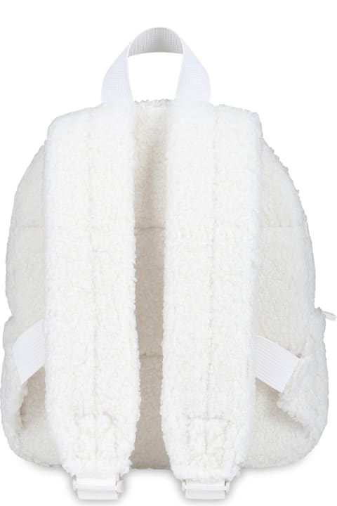 Moschino لـ Kids Moschino Ivory Backpack For Babykids With Teddy Bear