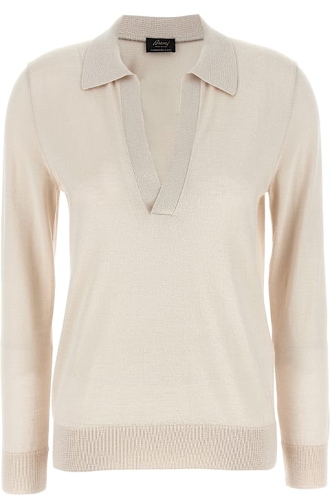 Brioni Clothing for Women Brioni Cashmere And Silk Polo Shirt
