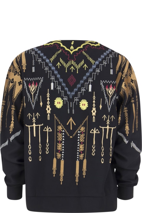 Fashion for Men Etro Crew-neck Sweatshirt With Embroidery