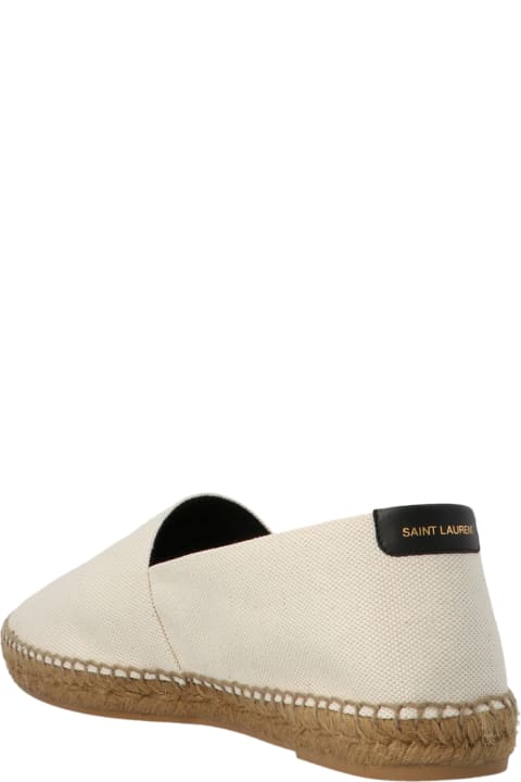 Loafers & Boat Shoes for Men Saint Laurent Canvas Espadrilles With Embroidery
