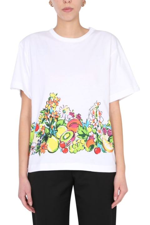 ウィメンズ Boutique Moschinoのトップス Boutique Moschino Fruit Print T-shirt