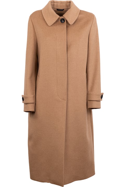 Luxury single-breasted coat