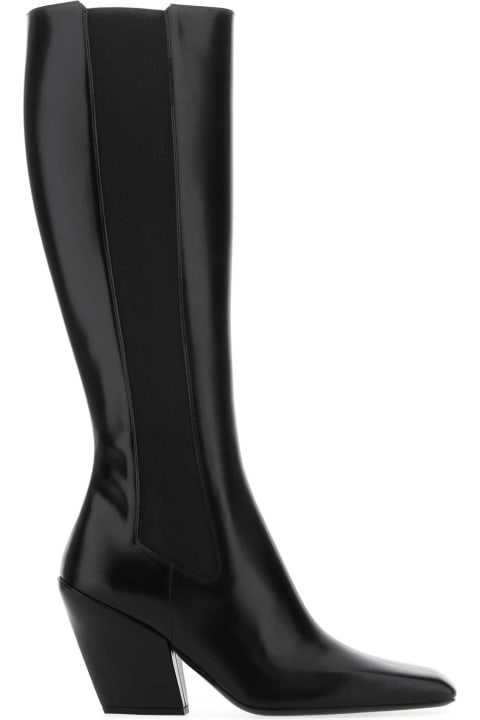 Fashion for Women Prada Black Leather Boots