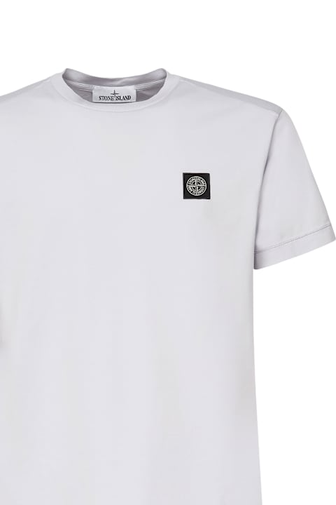 メンズ Stone Islandのトップス Stone Island T-shirt With Compass Logo Patch