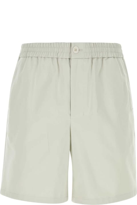 Ami Alexandre Mattiussi Pants for Men Ami Alexandre Mattiussi Ivory Cotton Bermuda Shorts