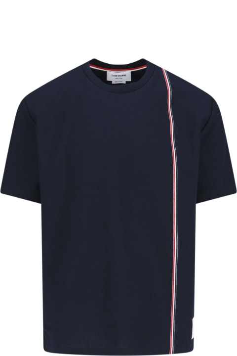 Homeware Thom Browne Tricolor Detail T-shirt