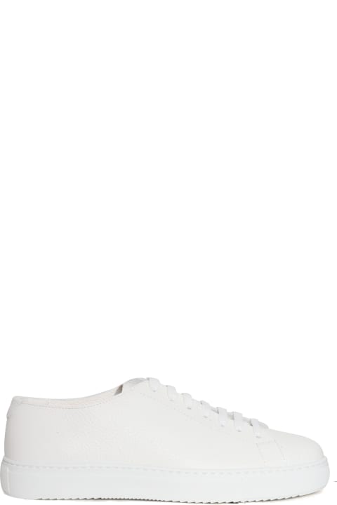 Doucal's for Men Doucal's White Leather Sneakers
