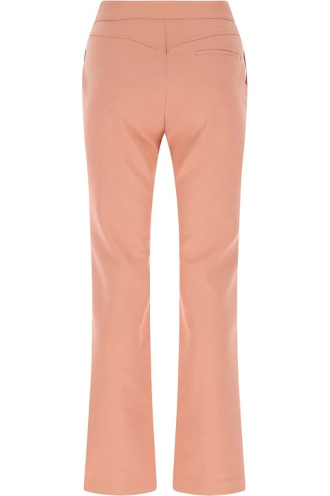 See by Chloé for Women See by Chloé Dark Pink Stretch Cotton Blend Palazzo Pant
