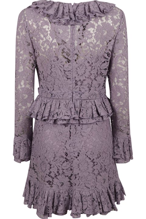 أدوات منزلية Valentino Garavani Ruffled Floral Laced Dress