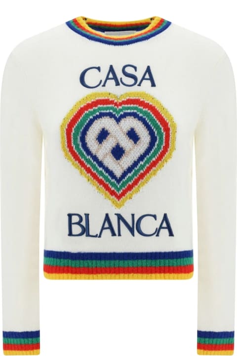 Clothing for Women Casablanca Wool Logo Sweater