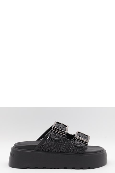 Casadei for Women Casadei Black Leather Flats