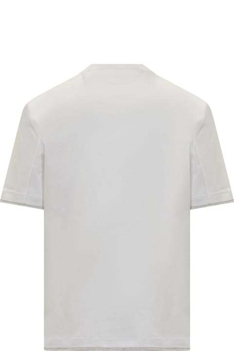 Brunello Cucinelli Topwear for Men Brunello Cucinelli Layered-effect T-shirt