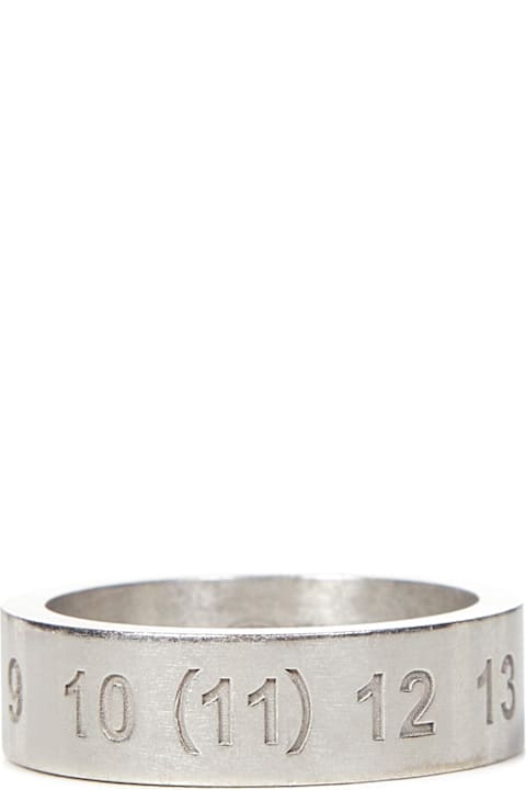 Maison Margiela خواتم لـ القسم الرجالي Maison Margiela Numeric Logo Ring