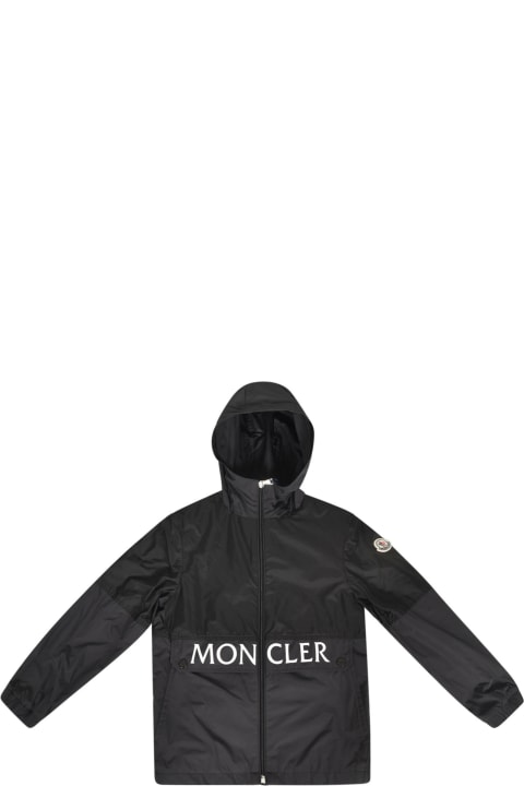 Fashion for Boys Moncler Logo Zip Windbreaker
