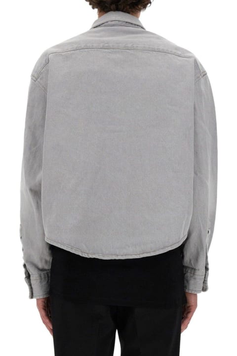 Ami Alexandre Mattiussi Shirts for Men Ami Alexandre Mattiussi Paris Long-sleeved Button-up Shirt