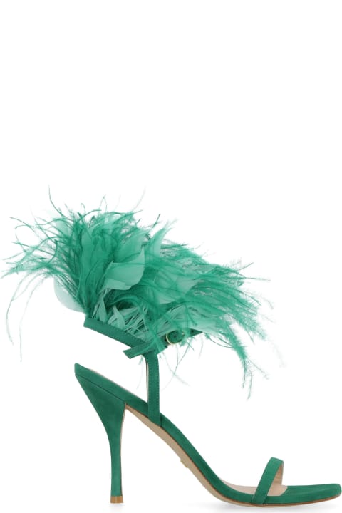 Homeware Stuart Weitzman Plume Suede Sandals