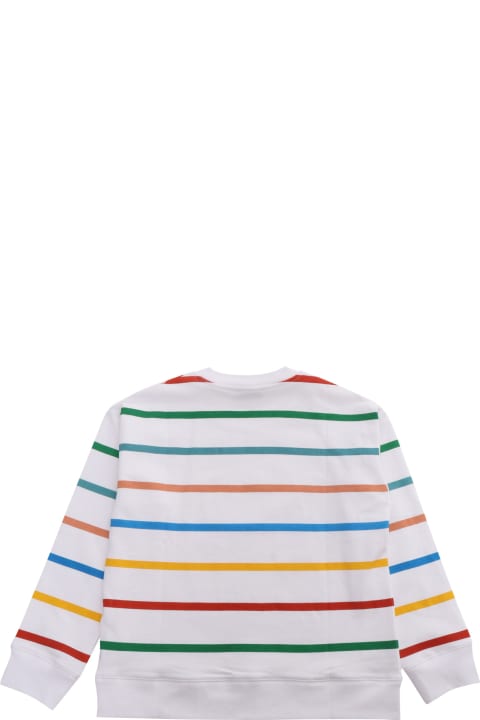 Stella McCartney Kids Stella McCartney Kids Striped Colorful Sweatshirt