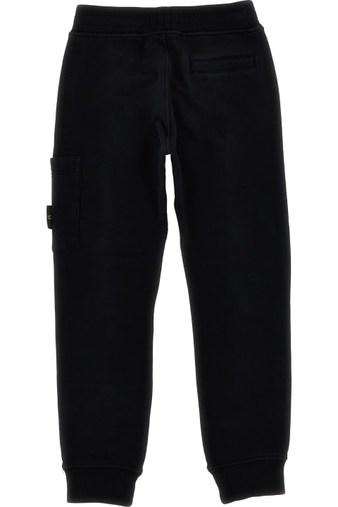 Stone Island Junior ملابس تحتية لـ أولاد Stone Island Junior Logo Patch Joggers