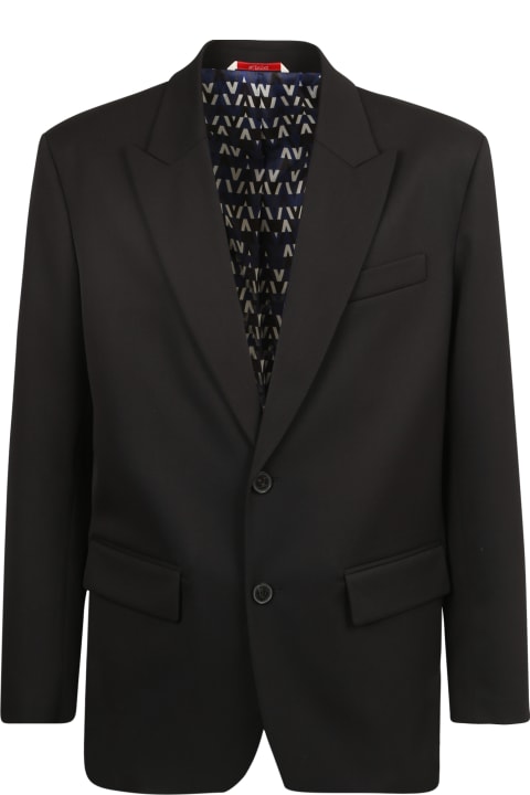 Valentino Clothing for Men Valentino Single-breasted Wool-blend Blazer