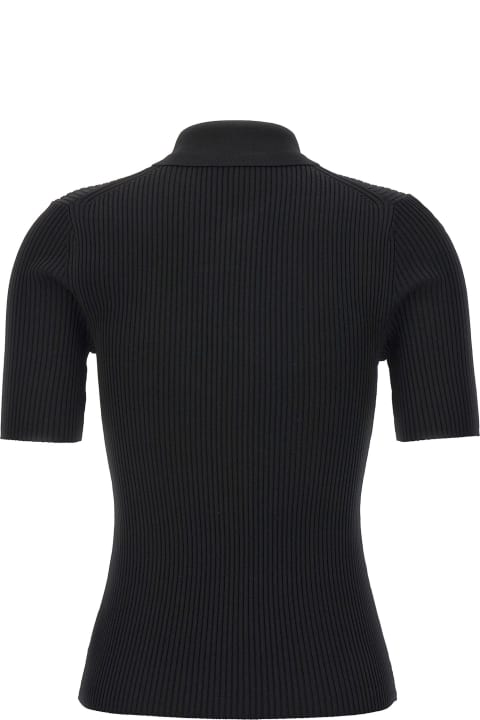 Theory Topwear for Women Theory Ribbed Polo Shirt