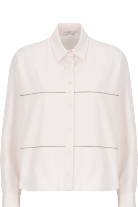 Peserico ملابس علوية لـ السيدات Peserico Cotton Shirt