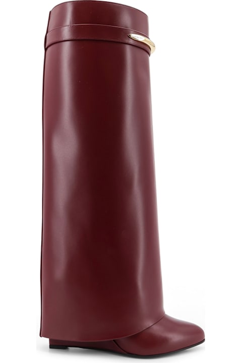 Givenchy Shark Leather Boots