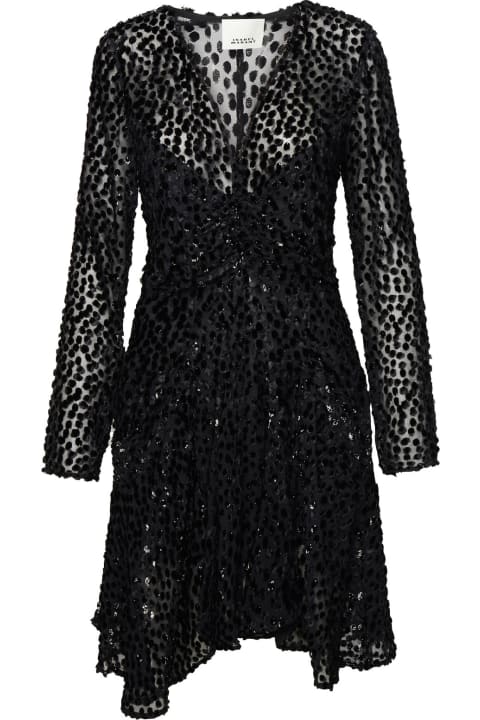 Jumpsuits for Women Isabel Marant 'usmara' Black Silk Blend Dress
