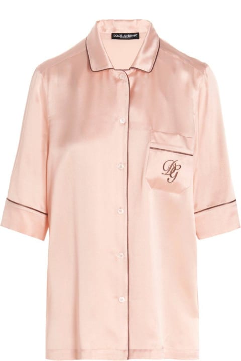 ウィメンズ Dolce & Gabbanaのウェア Dolce & Gabbana Short-sleeved Pyjama Shirt