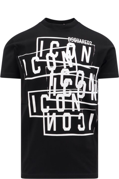 Dsquared2 Topwear for Men Dsquared2 Icon Stamps Cool Fit Tee