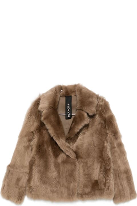Blancha for Men Blancha Blancha Light Brown Sheepskin Jacket