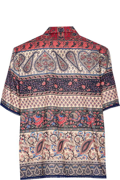 Valentino Garavani Shirts for Women Valentino Garavani Voyage Imaginaire Print Bowling Shirt