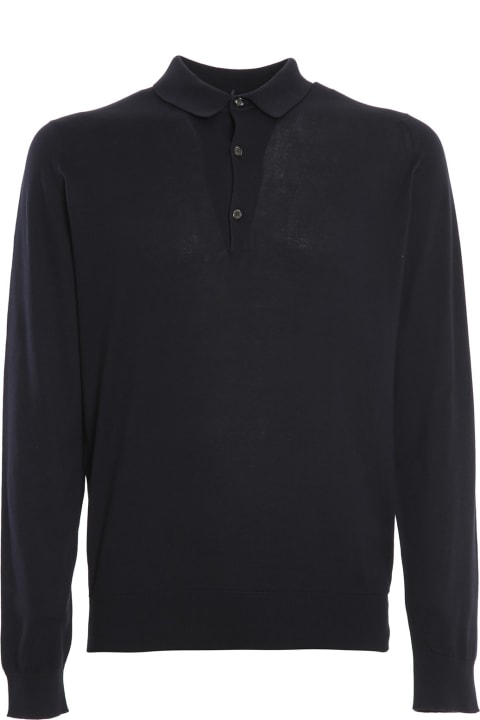 Tom Ford Black Wool Blend Polo Shirt | italist