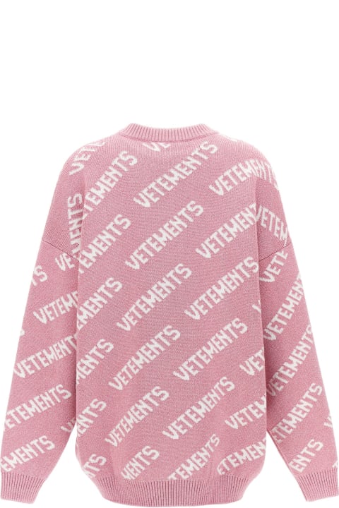 Homeware VETEMENTS Lurex Monogram Sweater