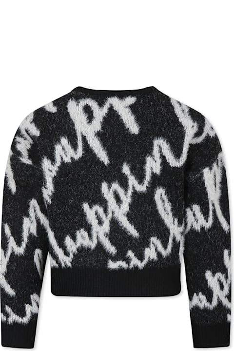 Homeware Pinko Black Sweater For Girl With Writing