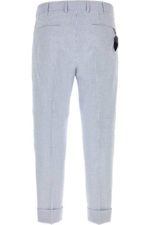 PT01 Clothing for Men PT01 Embroidered Stretch Cotton Pant