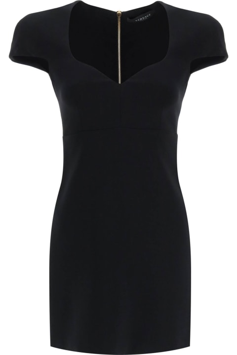 ウィメンズ Versaceのワンピース＆ドレス Versace Heart-shaped Neckline Dress
