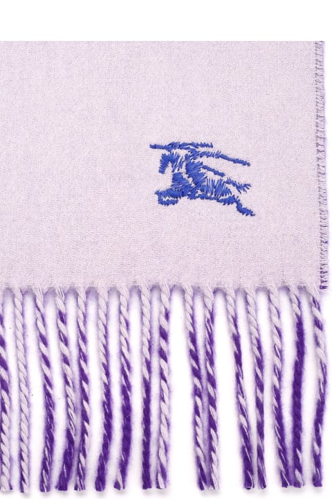Burberry Scarves & Wraps for Women Burberry Purple Cashmere Scarf