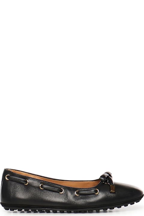 Tod's Nappa Leather Ballerina Flats