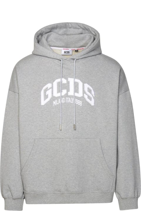 GCDS Fleeces & Tracksuits for Women GCDS Flocked Logo Drawstring Hoodie