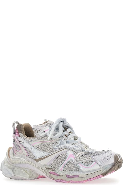 Balenciaga Sneakers for Women Balenciaga 'runner 2.0' Multicolor Low Top Sneakers With Runner Logo In Tech Fabric Woman