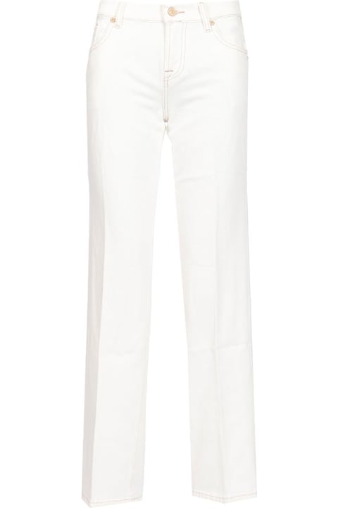 7 For All Mankind Clothing for Women 7 For All Mankind Straight Leg "calie" Jeans